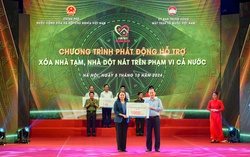 Agribank ủng hộ 100 tỷ đồng hưởng ứng đợt thi đua cao điểm hoàn thành xóa nhà tạm, nhà dột nát trên cả nước