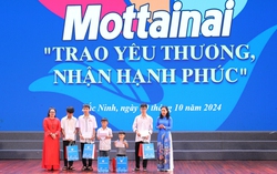 Trao học bổng Mottainai cho 5 trẻ em bị ảnh hưởng bởi tai nạn giao thông ở tỉnh Bắc Ninh