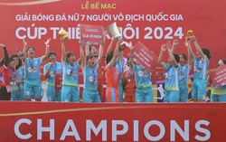 FC Quê Lụa vô địch mùa đầu tiên giải bóng đá nữ sân 7 Quốc gia