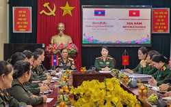Tọa đàm nghiệp vụ công tác phụ nữ Quân đội Việt Nam - Lào