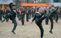 Nữ chiến sĩ Đặc công sẽ phô diễn những bài đấu võ đẹp mắt tại Triển lãm Quốc phòng Quốc tế
