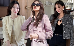 Tham khảo cách diện áo khoác vải tweed đẹp từ Đặng Thu Thảo, Đỗ Mỹ Linh