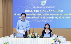 Ban Dân vận Trung ương làm việc với Đảng đoàn Hội LHPN Việt Nam