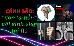Cảnh báo về “con la tiền” đối với sinh viên tại Úc