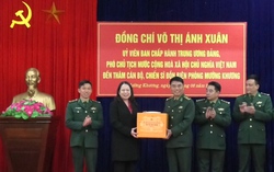 Phó Chủ tịch nước Võ Thị Ánh Xuân thăm, động viên cán bộ, chiến sĩ Đồn Biên phòng Mường Khương