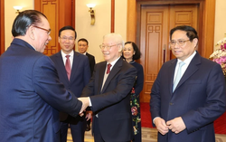 Tổng Bí thư Nguyễn Phú Trọng chúc Tết lãnh đạo, nguyên lãnh đạo Đảng, Nhà nước
