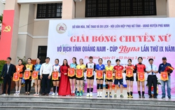Hội LHPN Quảng Nam: Giải bóng chuyền nữ chào mừng Ngày 8/3