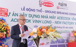 Vĩnh Long: Động thổ nhà máy sản xuất sản phẩm ăn liền trị giá 200 triệu USD