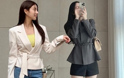 Kiểu blazer có thể diện đẹp từ Xuân sang Hè, tôn dáng hiệu quả và rất thanh lịch