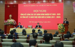 Đảng ủy Khối các cơ quan Trung ương tổng kết công tác xây dựng Đảng