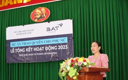 BAT Việt Nam đồng hành cùng phụ nữ khó khăn vươn lên vượt khó
