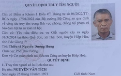 Truy bắt kẻ dùng dao tấn công khiến vợ và mẹ vợ trọng thương