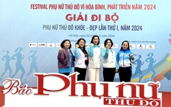 Gần 800 người tham gia Giải đi bộ "Phụ nữ Thủ đô khỏe - đẹp" năm 2024