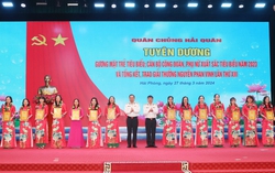 Khen thưởng 20 hội viên phụ nữ Hải quân xuất sắc tiêu biểu 