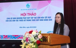 Phát huy tập tục văn hóa tốt đẹp của các dân tộc thiểu số trong thúc đẩy bình đẳng giới