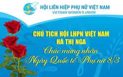 Chủ tịch Hội LHPN Việt Nam Hà Thị Nga chúc mừng nhân Ngày Quốc tế Phụ nữ 8/3