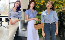 5 cách mặc đẹp với sơ mi kẻ sọc - mẫu áo đang "làm mưa làm gió"