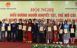Biểu dương người khuyết tật, trẻ mồ côi và người bảo trợ tiêu biểu toàn quốc