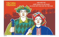 Trao giải tranh cổ động về Chiến thắng Điện Biên Phủ và đường Hồ Chí Minh