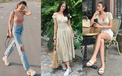 10 cách mặc trang phục màu be nhẹ mát trong mùa hè