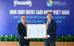 Sau 1 năm công bố kế hoạch Net Zero 2050, Vinamilk có 3 đơn vị đạt chứng nhận quốc tế về trung hòa carbon