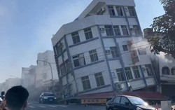 Động đất 7,4 độ richter ở Đài Loan, nhiều tòa nhà đổ sập