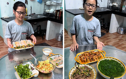 Nhỏ xíu đã có tài nấu ăn, bé gái Lạng Sơn sở hữu clip triệu view nhờ những món ngon truyền thống gia đình Việt