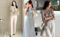 10 set đồ công sở dành cho nàng yêu thích phong cách tối giản