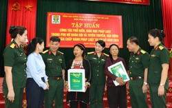 Phổ biến giáo dục pháp luật về hôn nhân, gia đình và phòng chống bạo lực cho phụ nữ quân đội