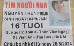 Hà Nội: Nữ sinh bỏ nhà đi biệt tăm nhiều ngày, gia đình kêu cứu cộng đồng mạng