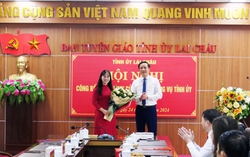 Lai Châu bổ nhiệm 2 cán bộ nữ làm lãnh đạo ban Tuyên giáo và Văn phòng Tỉnh ủy