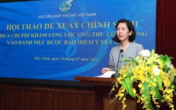 Tăng cường vận động đưa chi phí khám sàng lọc ung thư cổ tử cung vào danh mục Bảo hiểm y tế chi trả