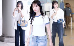 Tham khảo 10 set thời trang tối giản của Kim Ji Won