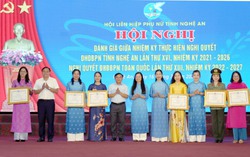 Nghệ An: Đạt và vượt nhiều chỉ tiêu trong thực hiện Nghị quyết Đại hội phụ nữ các cấp