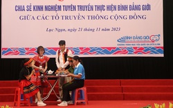 Nâng cao nhận thức về bình đẳng giới trong gia đình và cộng đồng trong thực hiện Dự án 8