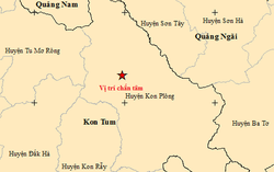 Ghi nhận trận động đất thứ 40 tại Kon Tum