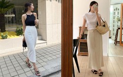 Xu hướng chân váy sáng màu và 10 cách phối đồ trẻ trung từ công sở ra phố