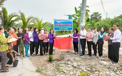 Hậu Giang: Hội LHPN góp sức cùng tỉnh xây dựng 41 xã đạt chuẩn nông thôn mới