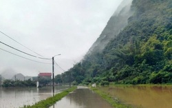 Cao Bằng: Nhiều tuyến đường sạt lở, hoa màu bị ngập úng vì mưa lũ