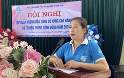 Hội LHPN Si Ma Cai: Chú trọng nâng cao năng lực các tổ truyền thông cộng đồng