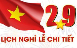 Lịch nghỉ Lễ Quốc khánh năm 2024