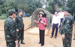Bí thư Hà Nội kiểm tra công tác chuẩn bị diễn tập khu vực phòng thủ 