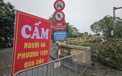 Cấm tuyệt đối người và phương tiện qua cầu Long Biên
