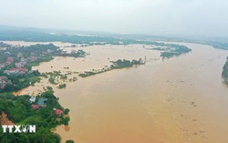 Lũ trên sông Thao tại Yên Bái tiếp tục lên, duy trì ở mức trên lũ lịch sử 1968