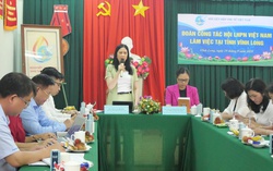 Hội LHPN Việt Nam kiểm tra, giám sát hoạt động ủy thác cho vay tại Vĩnh Long