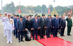 Lãnh đạo Đảng, Nhà nước vào Lăng viếng Chủ tịch Hồ Chí Minh nhân dịp Tết Nguyên đán