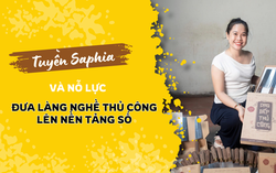 Content creator Tuyền Saphia và nỗ lực đưa làng nghề thủ công lên nền tảng số