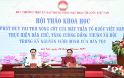 Phát huy vai trò nòng cốt của MTTQ Việt Nam thực hiện dân chủ, tăng cường đồng thuận xã hội
