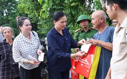 Lãnh đạo UBTƯ MTTQ Việt Nam thăm hỏi, động viên người dân bị ảnh hưởng bởi lũ lụt ở Bắc Ninh