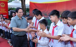 Thủ tướng dự lễ khởi công ngôi trường tại xã vùng núi cao biên giới Thanh Hóa